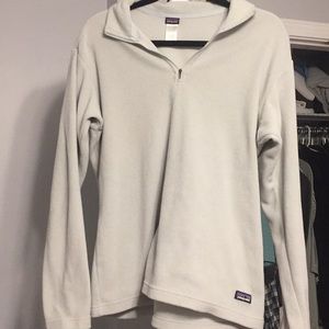 white patagonia jacket